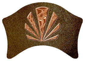 DABAN-602-CP-SH-BR Copper Sunburst Shimmer Brown